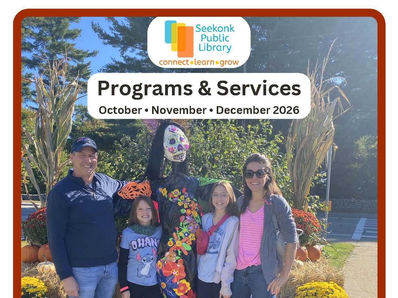 family at 2025 Scarecrow Fest