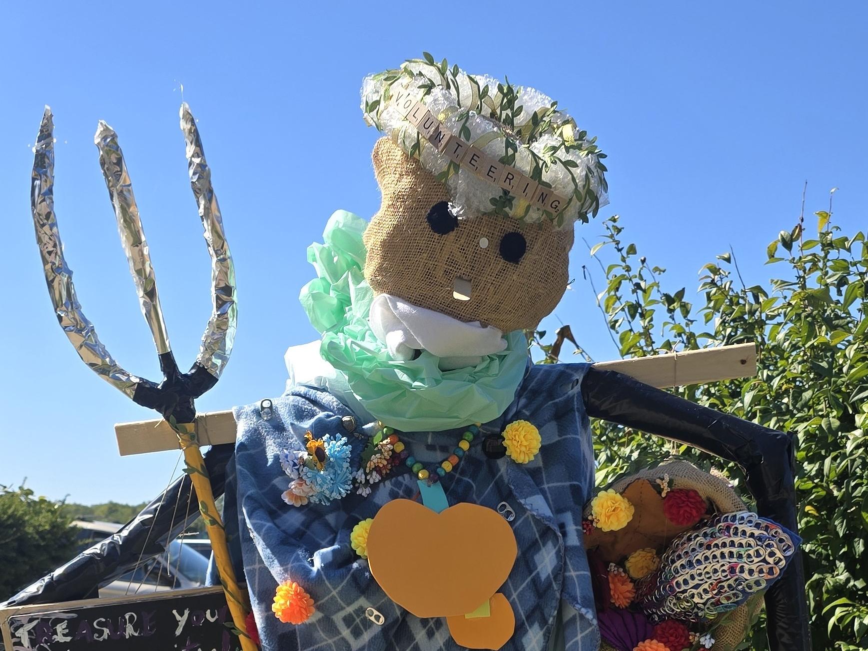 Scarecrow made by Seekonk Community.