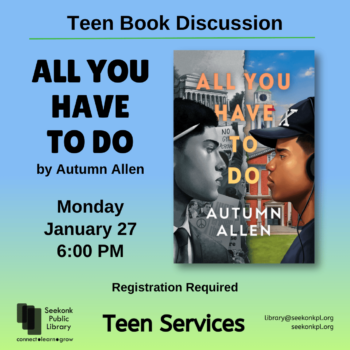 Teen Book Discussion: All You Have to Do